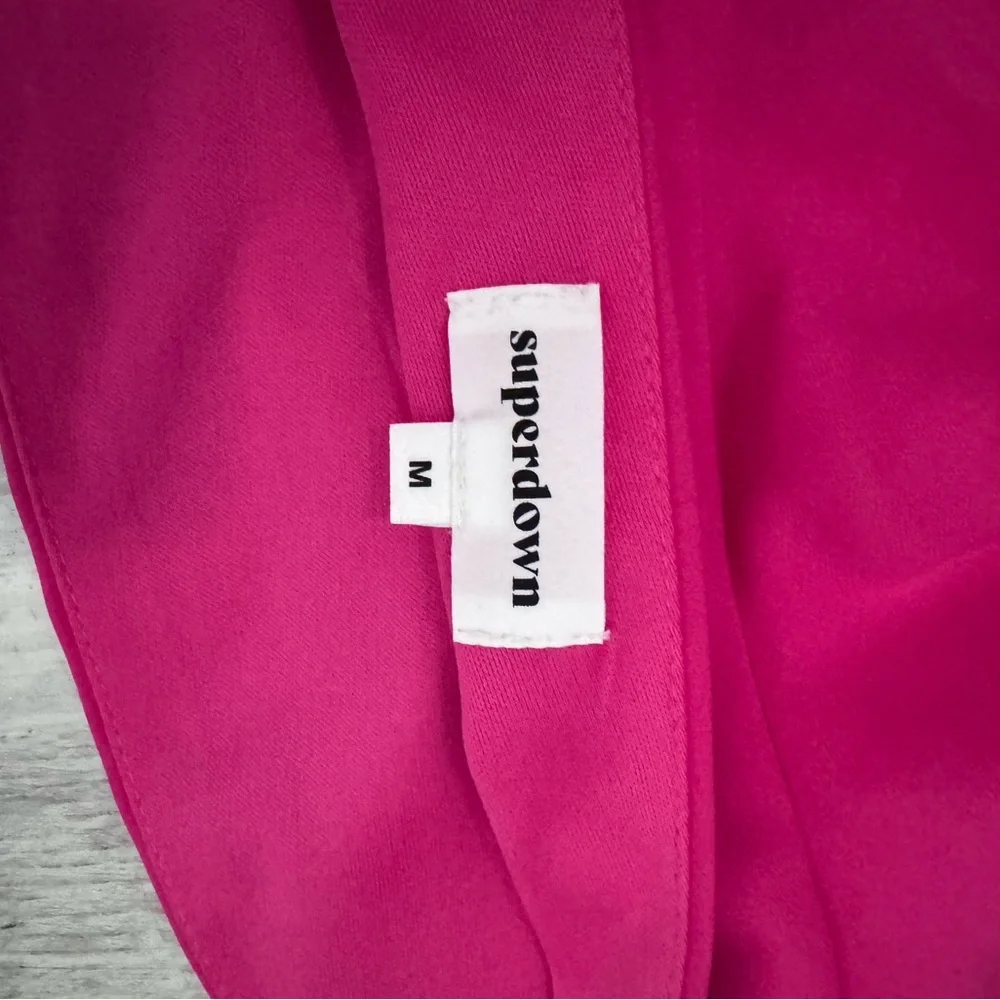 Superdown Fuchsia Ruffle Mini Dress - Picture 4 of 4